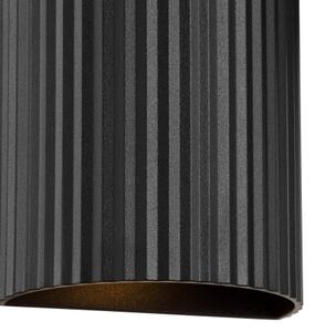 Aplică Brilliant UNDULA 2xGU10/10W/230V negru