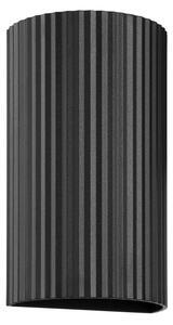 Aplică Brilliant UNDULA 2xGU10/10W/230V negru