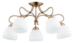 Lustră aplicată FILA 5xE27/15W/230V bronz