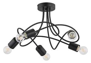 Lustră aplicată TARGO 5xE27/15W/230V negru