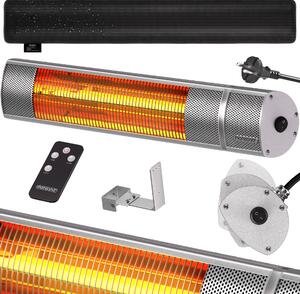 Deuba Radiator radiant 2000 W - argintiu
