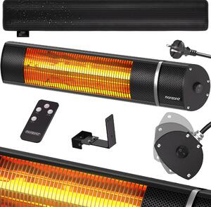 Deuba Radiator radiant 2000 W - negru