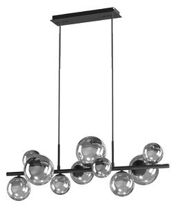 ONLI - Lustră cu cablu PALOMA 10xG9/3W/230V negru/fumuriu