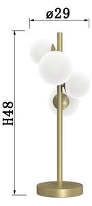 Lampă de masă ONLI PALOMA 4xG9/10W/230V 48 cm auriu