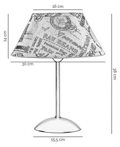 Lampă de masă ONLI MAIDA 1xE27/15W/230V 38 cm maro