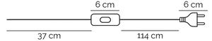 Lampă de masă ONLI MAIDA 1xE27/15W/230V 38 cm maro
