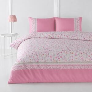 Set lenjerie de pat din bumbac 2 persoane 220X200 cm