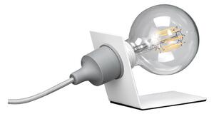 Lampă de masă ONLI WIRE 1xE27/15W/230V 10 cm gri/alb