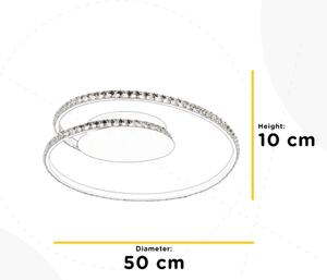 Plafonieră LED ONLI EDEN LED/26W/230V 4500K d. 50 cm alb
