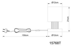 Lampă de masă Globo 15768T ALEIDIS 1xE27/25W/230V