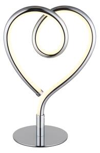 Lampă LED de masă Globo 28054C AMORE LED/6W/230V crom lucios