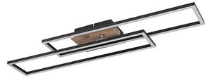 Plafonieră LED Globo 67208-30 DAKARI LED/30W/230V 3000K 60x80 cm negru