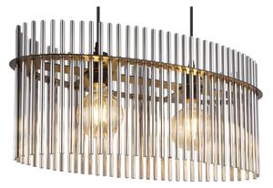 Lustră pe cablu Globo 15698H3 GORLEY 2xE27/60W/230V negru