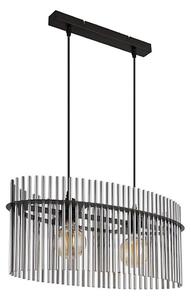 Lustră pe cablu Globo 15698H3 GORLEY 2xE27/60W/230V negru