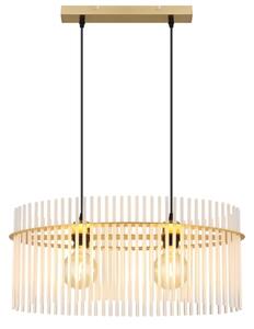Lustră pe cablu Globo 15698H3M GORLEY 2xE27/60W/230V auriu