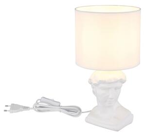 Lampă de masă Globo 21732W HERMES 1xE14/40W/230V alb