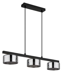 Lustră LED pe cablu Globo 16055-3HS HIGGINS 3xGX53/6W/230V fumuriu/negru