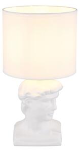 Lampă de masă Globo 21732W HERMES 1xE14/40W/230V alb