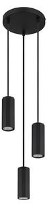 Lustră pe cablu Globo 57918-3HB JAMES 3xGU10/25W/230V negru