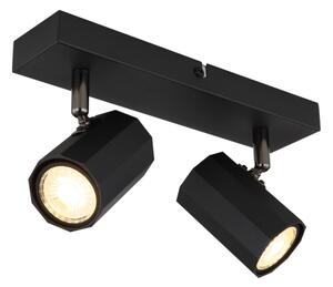 Spot Globo 57918-2B JAMES 2xGU10/25W/230V negru