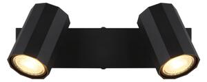 Spot Globo 57918-2B JAMES 2xGU10/25W/230V negru