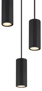 Lustră pe cablu Globo 57918-3HB JAMES 3xGU10/25W/230V negru