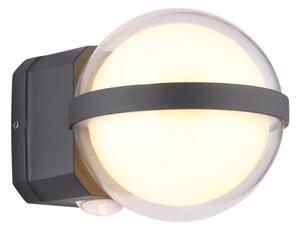 Aplică LED de exterior Globo 34157 ILLI LED/12W/230V IP54 negru