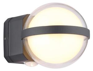 Aplică LED de exterior Globo 34157 ILLI LED/12W/230V IP54 negru