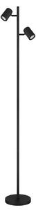 Lampadar Globo 57918SB JAMES 2xGU10/5W/230V negru