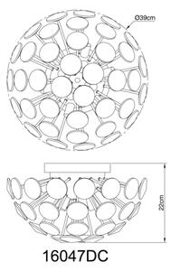 Plafonieră Globo 16047DC VIRINA 10xG9/7W/230V crom lucios d. 39 cm
