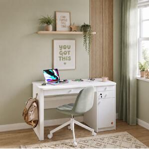 Birou modern pentru copii si adolescenti 105x75x57 cm, colectia Varia white
