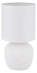 Lampă de masă Globo 21739W MARBLE 1xE14/40W/230V alb