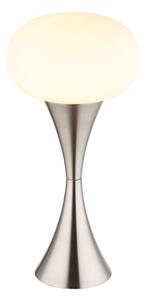 Lampă de masă Globo 21027N LULA 1xE14/25W/230V crom mat