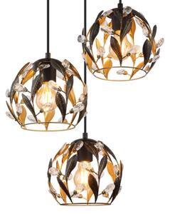 Lustră pe cablu Globo 15759-3HR MIKA 3xE27/40W/230V d. 41 cm