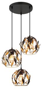 Lustră pe cablu Globo 15759-3HR MIKA 3xE27/40W/230V d. 41 cm