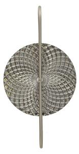 Mauro Ferretti Lampa De Perete Argintie cm 28X15X54 | Aosom Romania