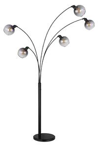 Lampadar Globo 58228NBS SEYMOUR 5xE27/40W/230V fumuriu