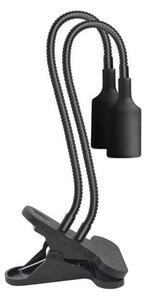 Lampă flexibilă de masă cu clemă pentru creșterea plantelor PLANTY 2xE27/30W/230V negru