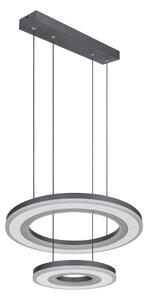 Lustră LED dimabilă pe cablu Globo 67191-50 BLASIUS LED/50W/230V d. 50 cm+ telecomandă