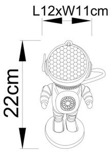 Lampă LED RGB de masă Globo 28084 COSMO LED/6W/5V alb astronaut
