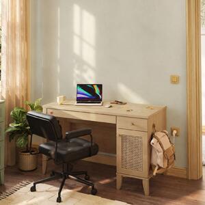 Birou mare pentru camera copii si adolescenti, 126x75x62 cm, Colectia Loof New