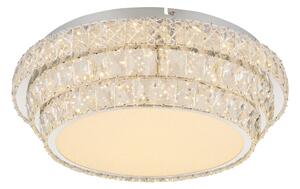 Plafonieră LED dimabilă Globo 68157-48 KLARA LED/48W/230V d. 50 cm + telecomandă