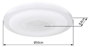 Plafonieră LED dimabilă Globo 48007FSH-30 MAGNIFIQUE 30W/230V d. 50 cm Tuya + telecomandă