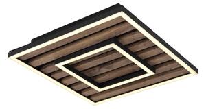 Plafonieră LED Globo 67345D WOODY LED/18W/230V 3000K 30x30 cm