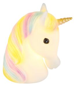 Veioză LED de veghe pentru copii Globo 28052 UNICORN LED/1W/USB/3xAA