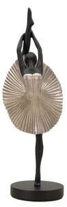 Mauro Ferretti Figurina Baleerina Argintie -B-cm 14X14X42,5 | Aosom Romania