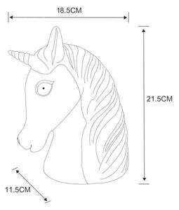 Veioză LED de veghe pentru copii Globo 28052 UNICORN LED/1W/USB/3xAA
