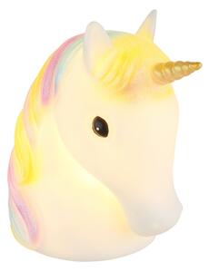 Veioză LED de veghe pentru copii Globo 28052 UNICORN LED/1W/USB/3xAA