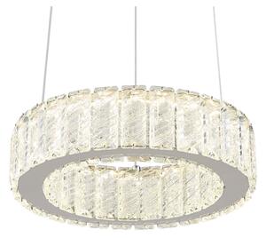 Lustră LED dimabilă pe cablu Globo 67162-30 MUCKY LED/30W/230V d. 30 cm + telecomandă
