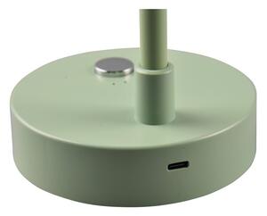 Veioză verde-deschis LED cu intensitate reglabilă (înălțime 28 cm) Lenny – Trio